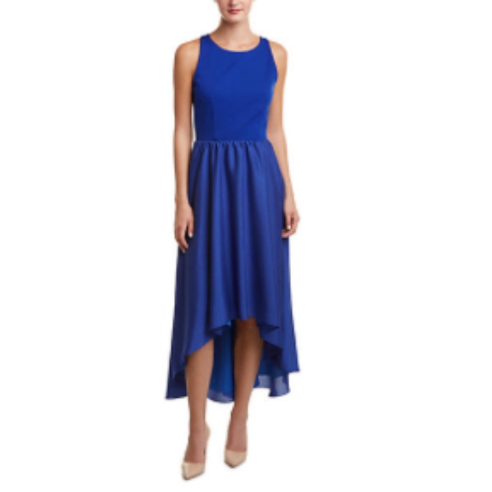 Hutch Cobalt Blue High Low Dress